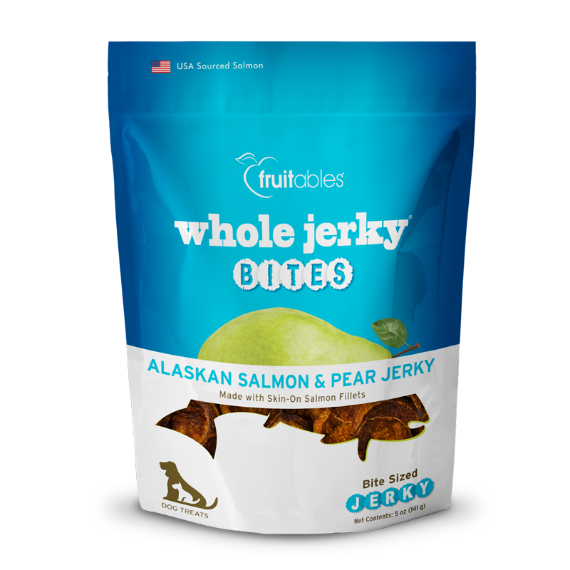 Fruitables Whole Jerky Bites Alaskan Salmon Pear