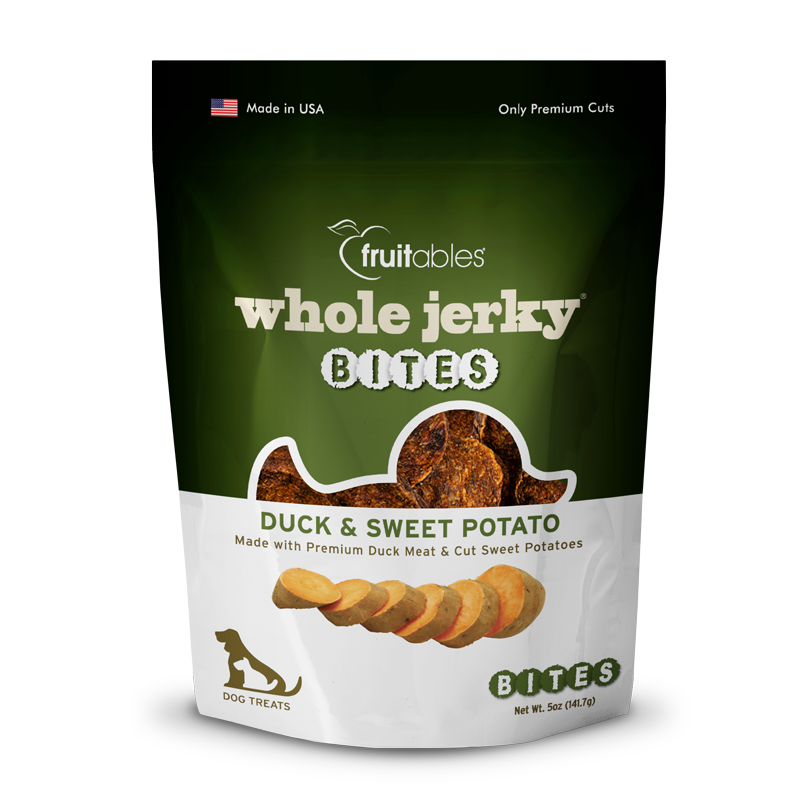 Fruitables Whole Jerky Bites Duck Sweet Potato