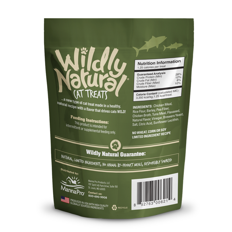 Wildly Natural Cat Treats Tuna Flavored